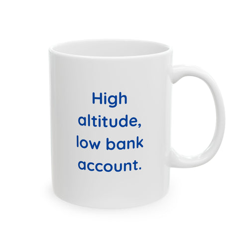 Brevard College Ceramic Mug — Est. 1853 Blue Logo Coffee Cup 11 oz.